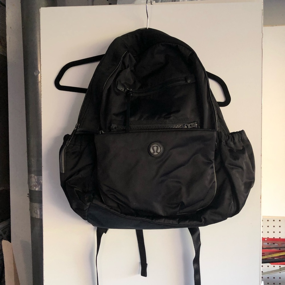 Lululemon backpack with mini purse